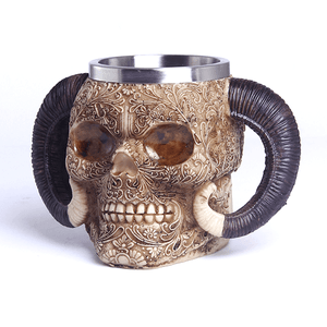 Кружка Череп Муэрте 430 мл под кость