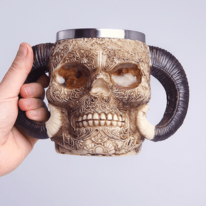 Кружка Череп Муэрте 430 мл под кость