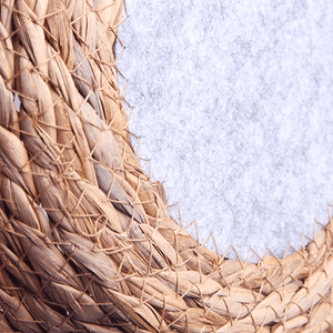 Корзина для хранения с ручками мягкая Цветок 28х7х23 см водный гиацинт