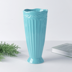 Ваза Грация 25 см бирюзовая