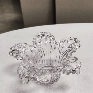 Подсвечник Лилия 12х6 см прозрачный