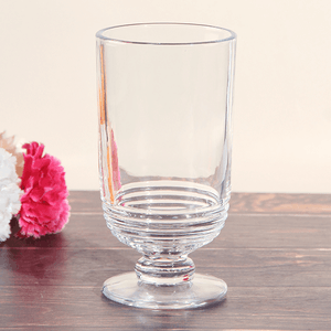 Ваза на ножке 800 мл прозрачная