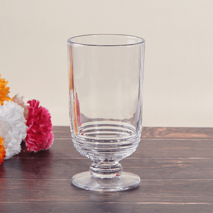 Ваза на ножке 800 мл прозрачная