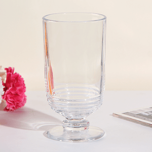 Ваза на ножке 800 мл прозрачная