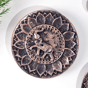 Подставка для благовоний Слоник 10 см под медь