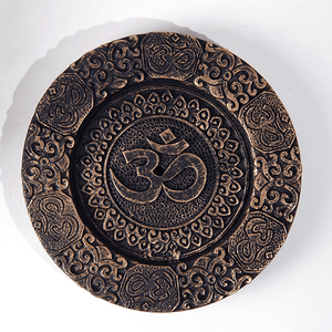 Подставка для благовоний Ом 10 см бронза