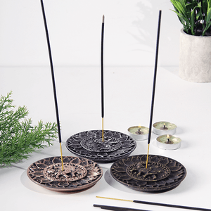 Подставка для благовоний Слоник 10 см античное золото