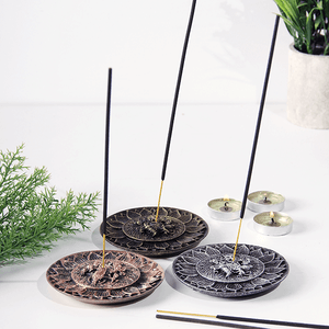 Подставка для благовоний Ганеша 10 см под медь