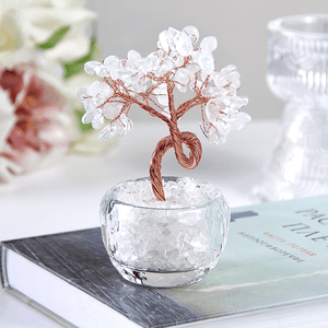 Дерево денежное 12 см Хрусталь натуральный камень