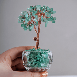 Дерево денежное 12 см Авантюрин натуральный камень