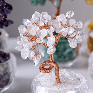 Дерево денежное 12 см Хрусталь натуральный камень