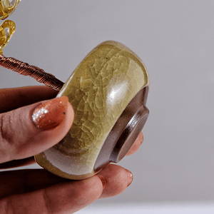 Дерево денежное 15 см Цитрин натуральный камень