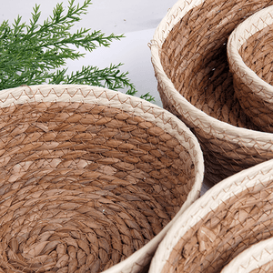 Корзинка мягкая для хранения 15х4 см водный гиацинт