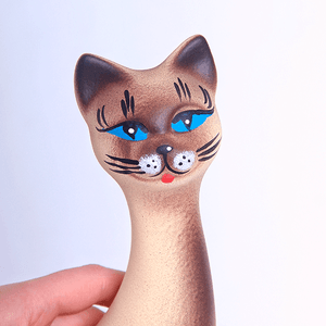 Кот Кит 25 см сиамский матовый