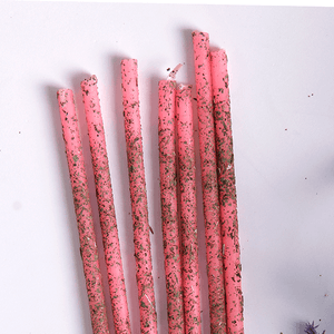 Свечи с травами Любовь и отношения 7 шт розовые