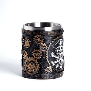 Кружка Пират Флинт 430 мл состаренная бронза