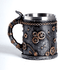 Кружка Дракон Техно 430 мл черненое серебро и бронза