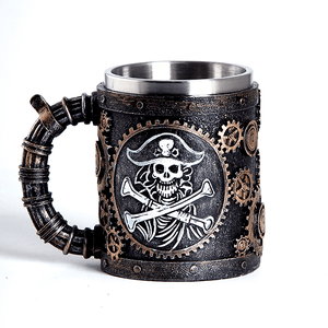 Кружка Пират Флинт 430 мл состаренная бронза