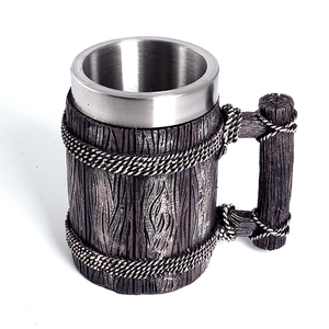 Кружка пивная Бочка 600 мл под дерево