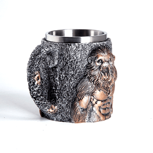 Кружка Кинг 430 мл серебро и бронза