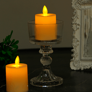 Подсвечник Мирра 15 см вивьен рельефный прозрачный