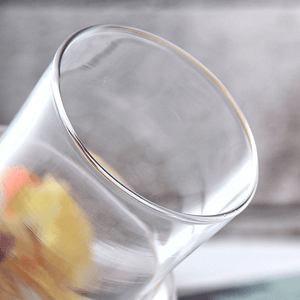 Ваза Дионис 20 см гладкая прозрачная