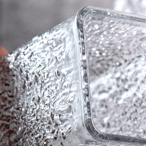 Ваза Герда Квадро 25 см прозрачная на деревянном основании Премиум