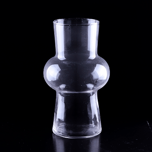Ваза Дионис 20 см гладкая прозрачная