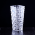Ваза Квадро 20 см рельефная прозрачная