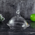 Блюдо с крышкой овальное 20х14 см прозрачное
