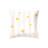 Подушка декоративная Золотые сердечки 40х40 экокожа