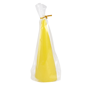 Свеча Конус 15 см лимонная