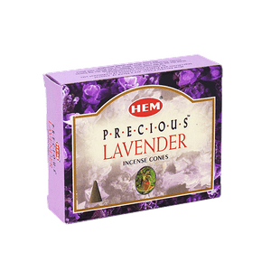Благовония HEM конусы Драгоценная Лаванда Precious Lavender упаковка 12 шт