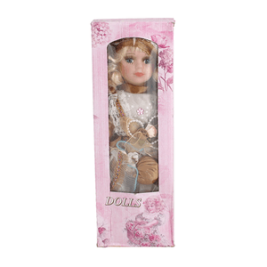Кукла Королева бала 30 см янтарно-бежевое платье