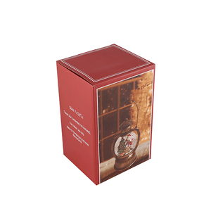 Новогодний фонарь Дед Мороз с елкой 27 см подсветка под бронзу