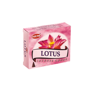 Благовония HEM конусы Лотос Lotus упаковка 12 шт