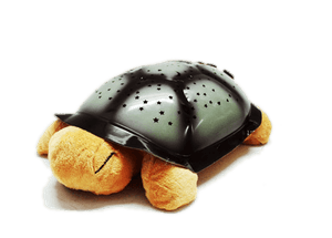 Ночник-проектор Черепашка Ночное небо 30х9х18см хаки с USB проводом