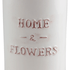 Ваза HOME Flowers 29 см ажурный узор белая