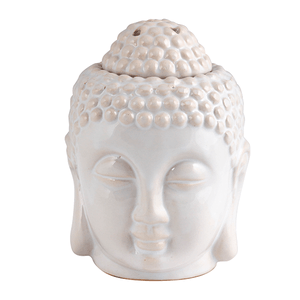 Аромалампа Будда 12 см белая