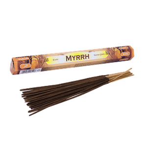 Благовоние Sarathi Мирра Myrrh шестигранник упаковка 6 шт