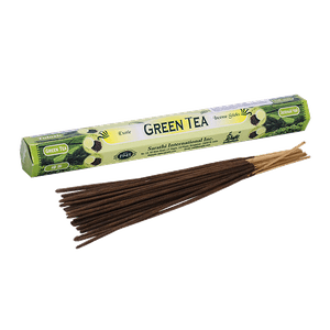 Благовоние Sarathi Зеленый Чай Green Tea шестигранник упаковка 6 шт