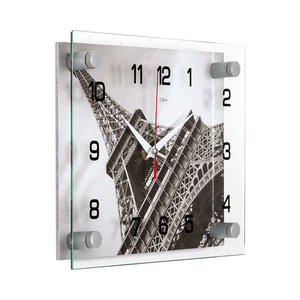 Часы картина 25х20 см Эйфелева башня
