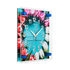 Часы картина Квадро 25х25 см Тюльпаны
