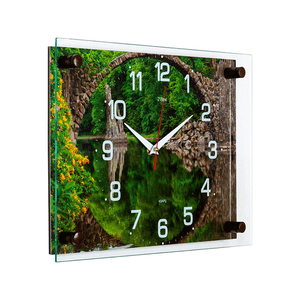 Часы картина Чертов мост Швейцария 35х25 см