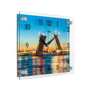 Часы картина 35х25 см Дворцовый мост