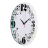 Часы картина Узоры 30 см черно-белые