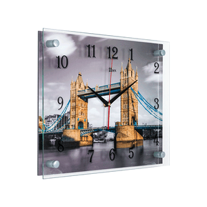 Часы картина 39х30 см Тауэрский мост