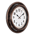 Часы настенные Есения 45 см черный с бронзой корпус