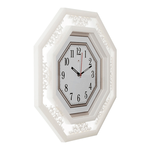 Часы настенные Восьмигранник 45х45 см белый корпус