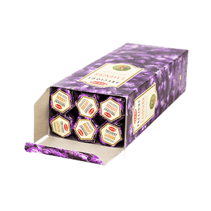 Благовоние HEM Драгоценная Лаванда Precious Lavender шестигранник упаковка 6 шт